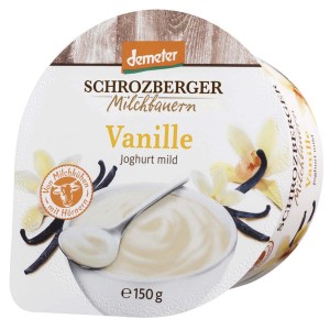 Yoghurt vanille Schrozberger 150 g