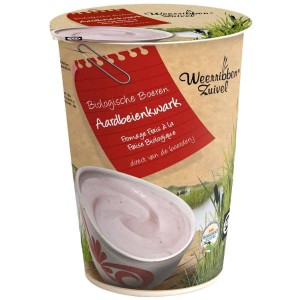 Kwark vol aardbei 500 ml