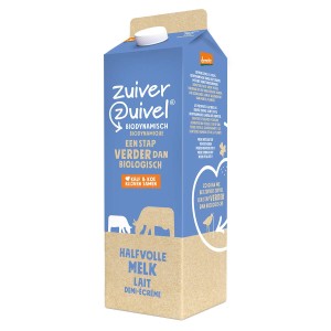 Halfvolle melk Zuiver Zuivel 1 ltr