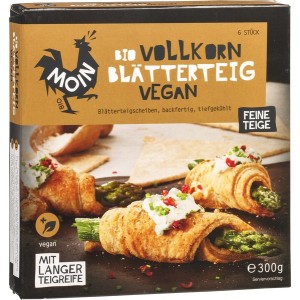 Bladerdeeg Volkoren DV BIO – 6x50 gr