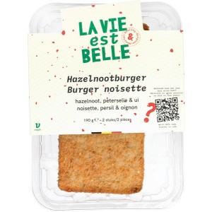LaVie est Belle Hazelnootburger 190g