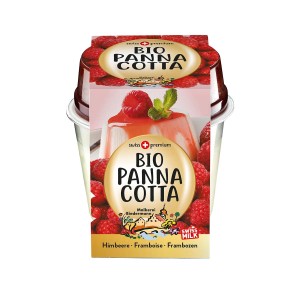 Panna cotta frambozensaus 130g