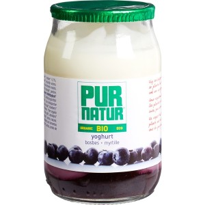 Yoghurt bosbessen Pur Natur 150 g