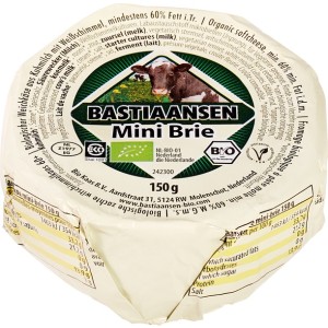 Bastiaansen Brie Mini Koe 60+ BIO 150g