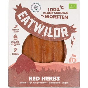 Upside Worstjes Red Herbs Plantaardig 200g