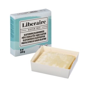 Liberaire Bladerdeeg Roomboter Glutenvrij DV – 320g (Diepvries, BIO)