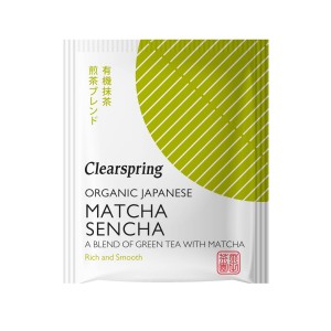 Matcha Sencha groene thee Clearspring 20 builtjes