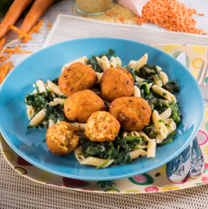 Linzen-Gierst Balletjes 1kg – Biologische Vegetarische Balletjes