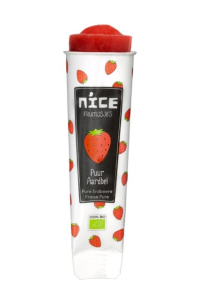 Nice Knijpijs Aardbei Puur – 60ml (Diepvries, BIO, Nederland)