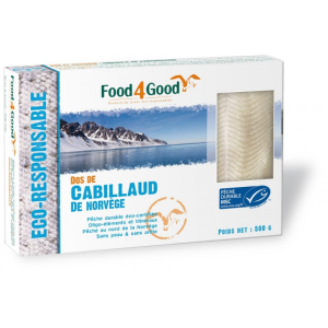 Food4Good Kabeljauw 500g – MSC Gecertificeerde Diepvries Vis