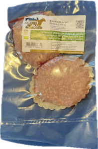 Alleb'ei' Hamburger 2st Rund (Jersey) 180g – Biologisch