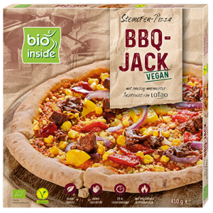 Bio Inside Pizza BBQ Jackfruit Vegan 410g – Biologische Houtovenpizza