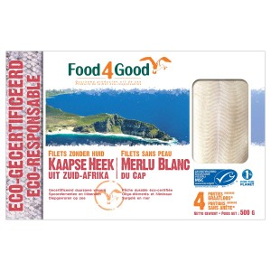Food4Good Heek Kaaps 500g – MSC Gecertificeerde Diepvries Vis