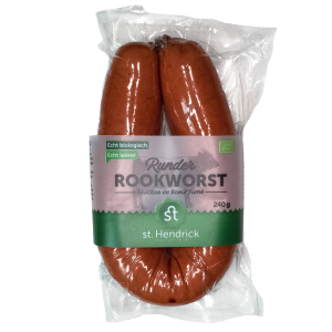 Rookworst rund 240 gr gaar