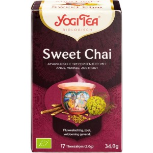 Sweet Chai thee Yogi Tea 17 builtjes