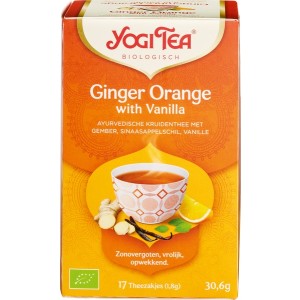 Ginger Orange Vanilla thee Yogi Tea 17 blt