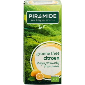 Groene thee citroen Piramide 20 builtjes
