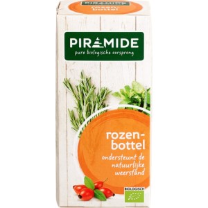 Rozenbottel thee Piramide 20 builtjes