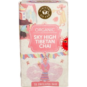 Sky High Tibetan Chai thee Ministry of Tea 20 builtjes