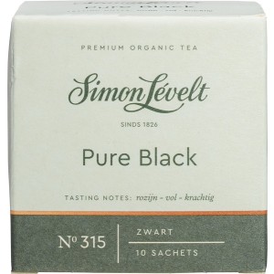 Pure Black premium thee Simon Levelt 6x10 envelopjes