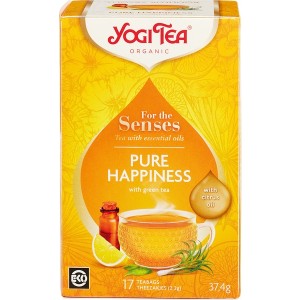 Pure Happiness For the Senses thee Yogi Tea 6x17 builtjes