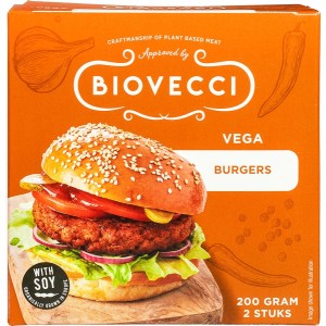 Biovecci Vega Hamburgers 200g – Biologische Plantaardige Burgers