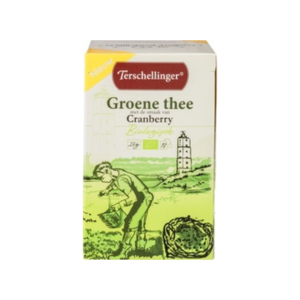 Groene thee cranberry Terschellinger 20 builtjes