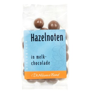 D.N.B. Hazelnoten in melkchocolade 175 gr