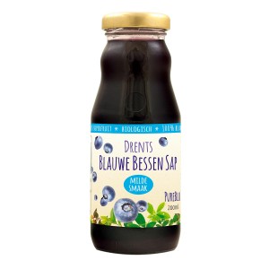Blauwe Bessensap mild puur PureBlu 200 ml