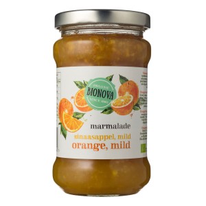 Sinaasappelmarmelade mild Bionova 340 gr