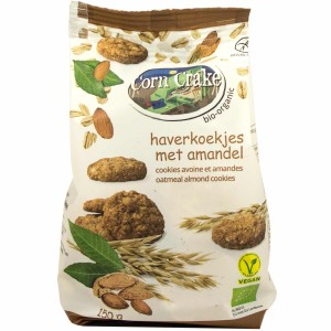 Haverkoekjes Amandel vegan GV Corn Crake 150 gr