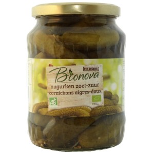 Bionova Augurken Zoetzuur 680 gr