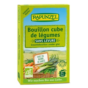 Bouillonblokjes Zonder Gist 8 stuks Rapunzel