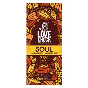 Lovechock Soul caramel seasalt 70 gr