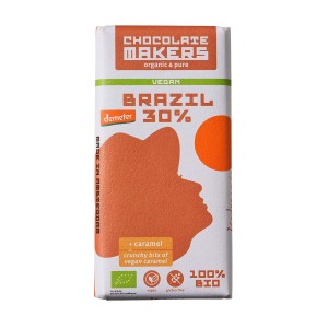 Brazil Caramel 30% Vegan Chocolatemakers 80 gr