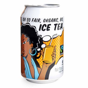 Ice tea (blik) Oxfam Fairtrade 330ml