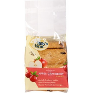 Speltstaafjes Appel-Cranberry Billy's Farm 175 gr