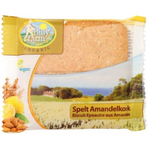 Spelt Amandelkoek Billy's Farm 50 gr