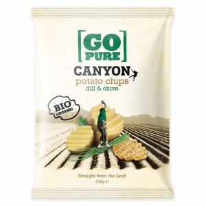 Canyon Chips Dille & Chive Go Pure 125 gr
