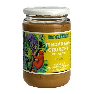 Pindakaas crunchy mz Horizon 650 gr