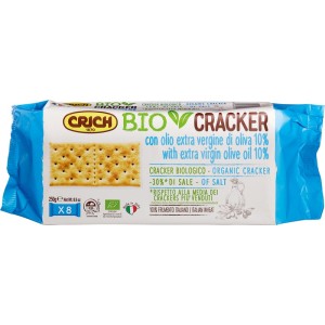 Crackers Olijfolie Zoutloos 250 gr