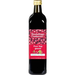 Cranberrysap gezoet Terschellinger 750 ml
