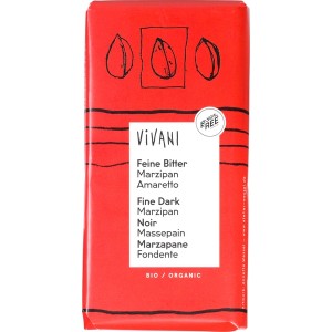 Vivani Chocoladetablet marsepein amaretto 100 gr
