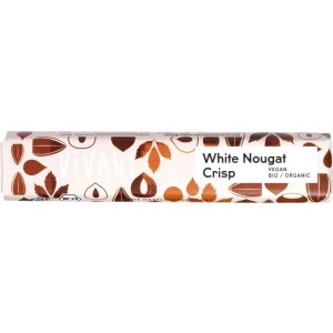Vivani Chocobar rijstmelk white nougat 35 gr