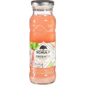 Appel-Rabarbersap lokaal Schulp 200 ml
