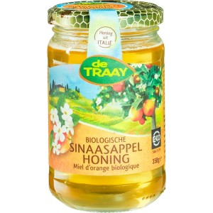 Sinaasappelhoning Italiaans De Traay 350 gr