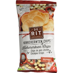 Kikkererwtenchips Paprika De Rit 75 gr