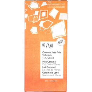 Vivani Chocoladetablet caramel incazout 80 gr
