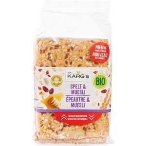 Knäckebröd spelt/muesli Dr. Karg 200 gr
