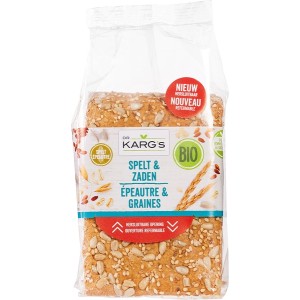 Knäckebröd spelt/zaden Dr. Karg 200 gr
